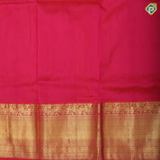 Black gold zari thousand butta design pink gold zari rangoli mid plain border pattu paavadai lehanka
