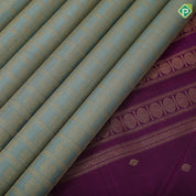 cardamon green gold zari annam butta line design purple gold rudraksham multi lines border grand bridal silk saree
