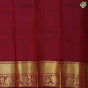 dark yellow gold zari mango butta design maroon gold zari rangoli border pattu paavadai lehanka