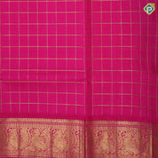 Peacock blue gold zari kattam annam chakkaram design rani pink gold zari annam butta pattu paavadai lehanka