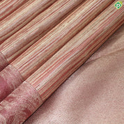 Dusty Pink Silver Gold Zari With Dark Onion Pink Border Fancy Trendy Silk Saree