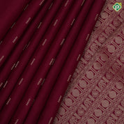 purple pink gold zari rain drop fancy design self gold zari classic symbols border traditional silk saree