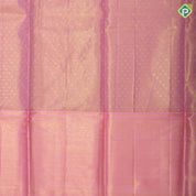 Goldish green zari by zari tissue design pink gold zari diamond design border pattu paavadai lehanka