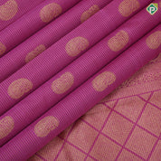 Barbie Pink Gold Zari Mango Design Self Colour mayilkan Ruthracham Border Design Traditional Silk Saree