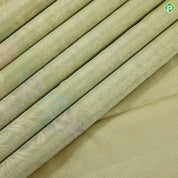 pista green gold zari grand floral tissue weaved design self meena work floral border trendy tissue silk saree