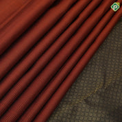 Lavender gold zari vairaoosi checks coffee brown gold zari rettapet border vintage traditional silk saree