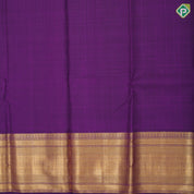 Light pink gold zari deer and stripes design purple blue gold zari lines border pattu paavadai lehanka
