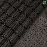 Black Colour Gold Zari Zig Zag Design Self colour Weave Border Design Luxury Black Silk Saree