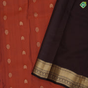 Royal Blue Gold Zari Flower Butta Design Rexsona Green Ruthracham Flower Border Design Pure Mix Silk Saree