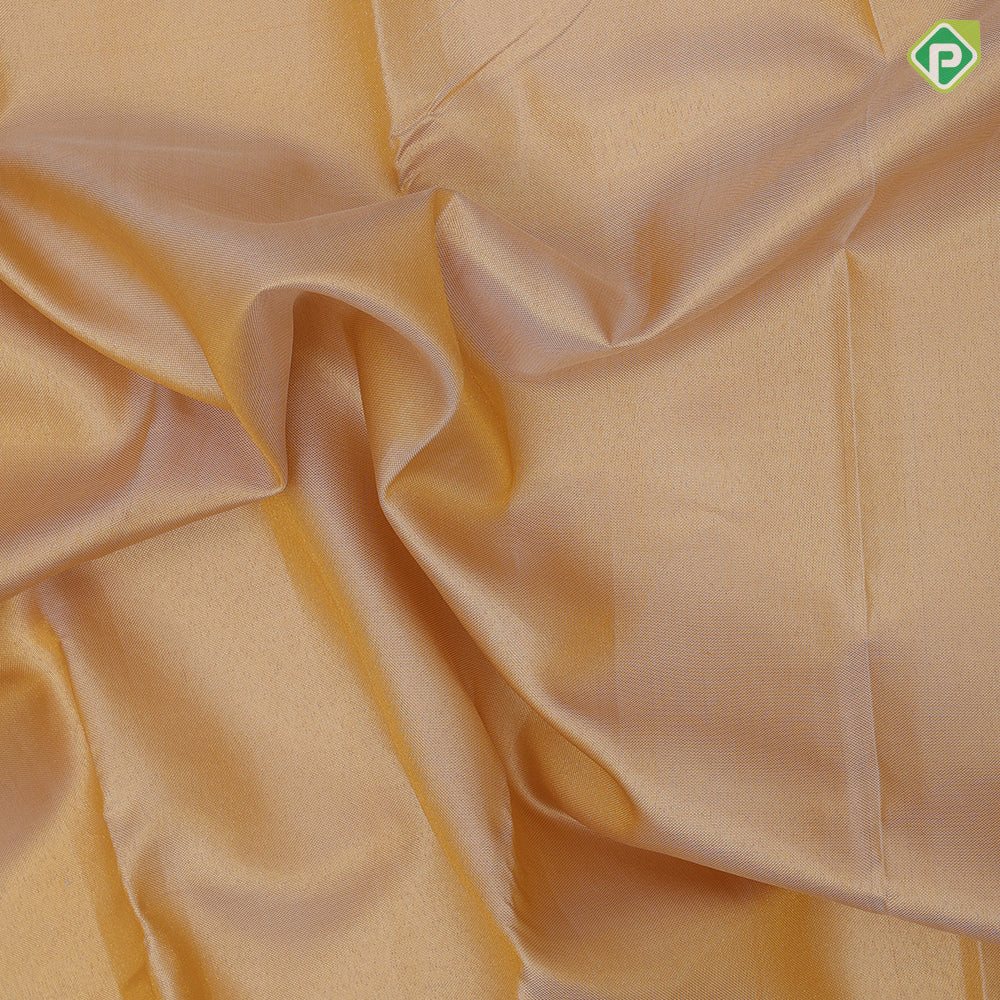 sandal gold zari plain tissue weaved design mustard yellow gold zari fancy florist border grand tissue silk saree