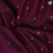magenta gold zari vairaoosi and butta motifs design self gold zari mayilkan rack border traditional silk saree