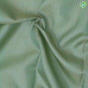 Pista green pink silk thread work embroidered design rexona green gold zari bavanji border traditional silk saree
