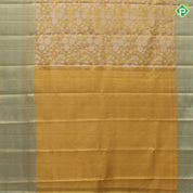 gold and silver zari by zari tissue grand floral design rexona green gold zari border grand tissue silk saree