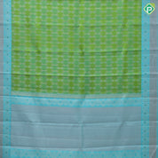 Parrot Green Rexsona Green Silver Zari Diamond Design Rexsona Green Floral Border Design Trendy Silk Saree