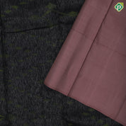 Black Colour Silver Zari Cloud Style Design Coffee Brown Colour Circle Design Luxury Black Silk Saree