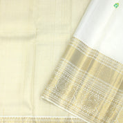 Beige Bridal Silk Saree with Small Button Motifs All Over