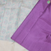 Sandal Wood Floral Design With Big Flower Motif Border Trendy Silk Saree