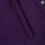 Purple group honey drop meena work butta design self gold zari meena work rangoli border soft silk saree