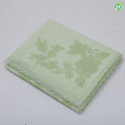 Trendy Colour Flower Floral Design Edge Weave Border Design Trendy Fancy Cotton Saree