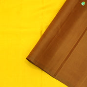 Corn Yellow With Goldish Onion  Colour Big  Peacock Fancy Border Motifs Trendy Silks Saree