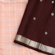 Onion Pink Chakra Motifs Grand Bridal Silks Saree