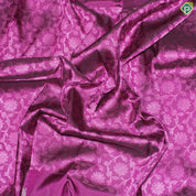Mulberry Purple Color Silver Zari with self Color Meena Work Border Trendy Silk Saree