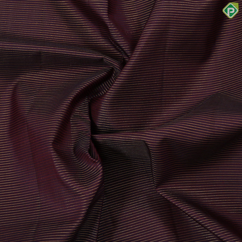 Beetroot pink gold zari vairaoosi design self gold zari mayilkan border 9 yards silk saree