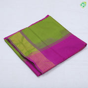 Darker color shades plain design contrast color border gold tissue border silk cotton saree