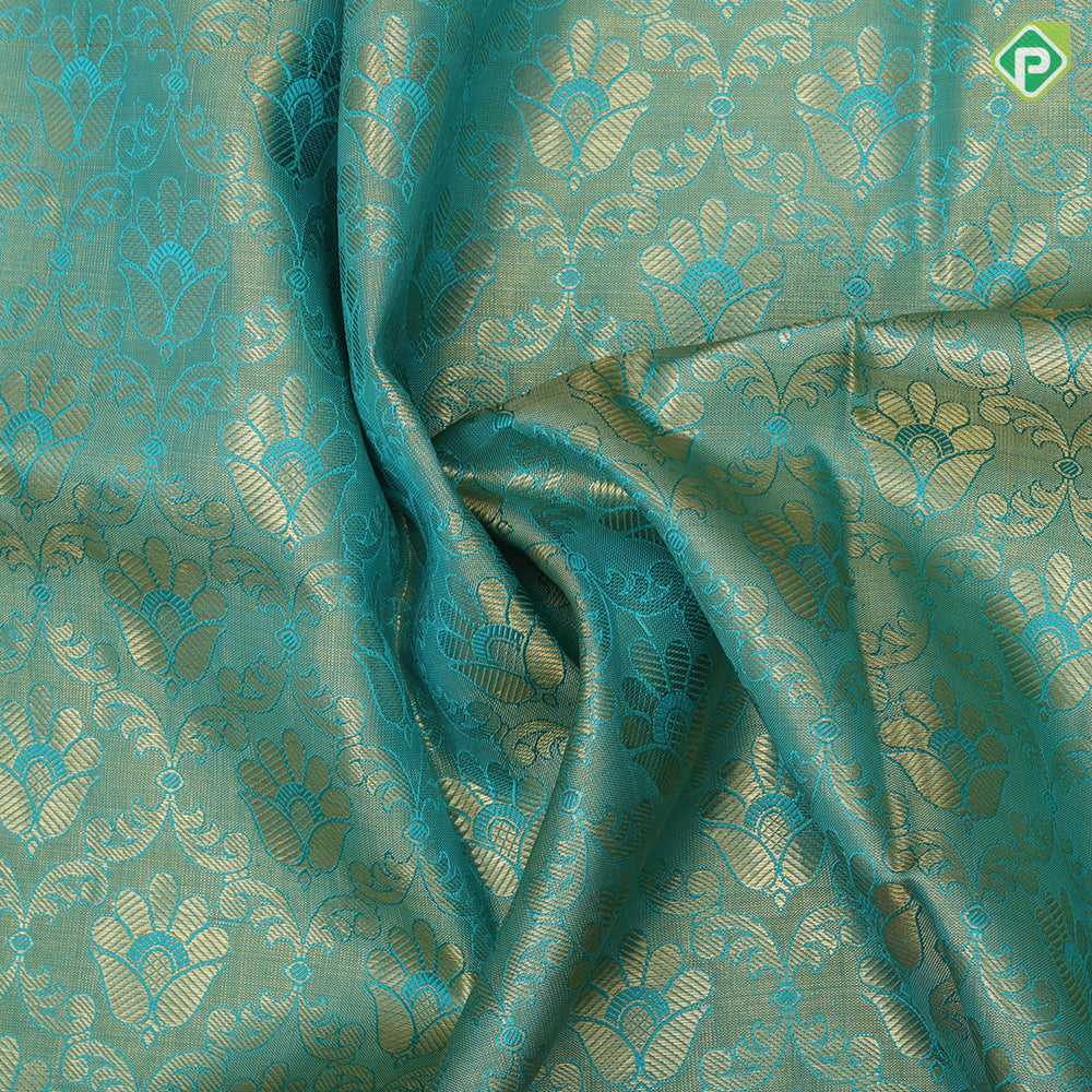 Rexona green gold zari by zari tissue floral design rani pink gold zari rangoli border pattu paavadai lehanka