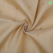 Half white gold zari vairaoosi flower butta design reddish pink gold zari diamond design border pattu paavadai lehanka
