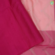 Multi yellow color gold zari zig zag design grand pallu concept borderless soft silk saree
