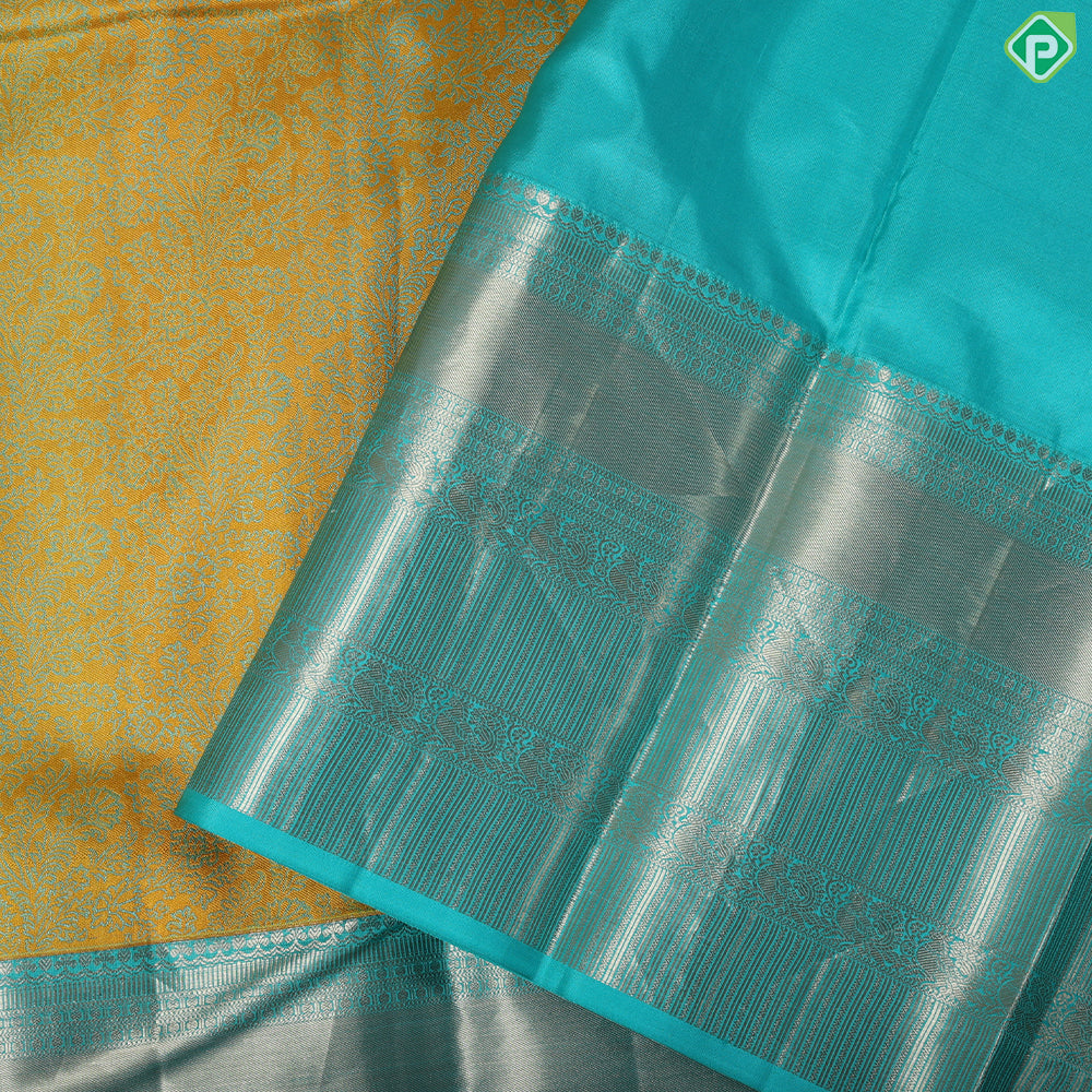 pale Pink grand floral thread work design onion pink gold zari border trendy silk saree