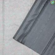 Lilac Lavender sea green flower design Self Border trendy designer silk saree