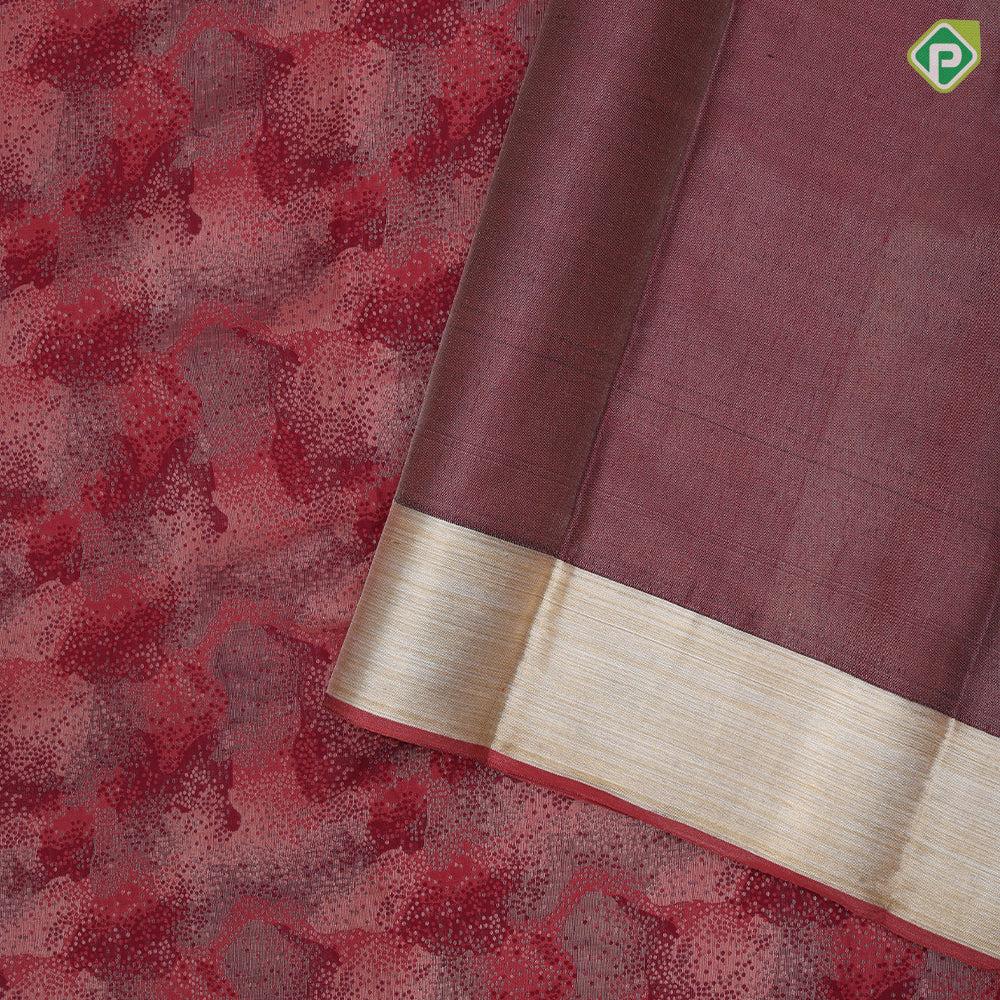 Peach Pink Gold Zari Fancy Design Self Colour Plain Border Design Trending Fancy Silk Saree