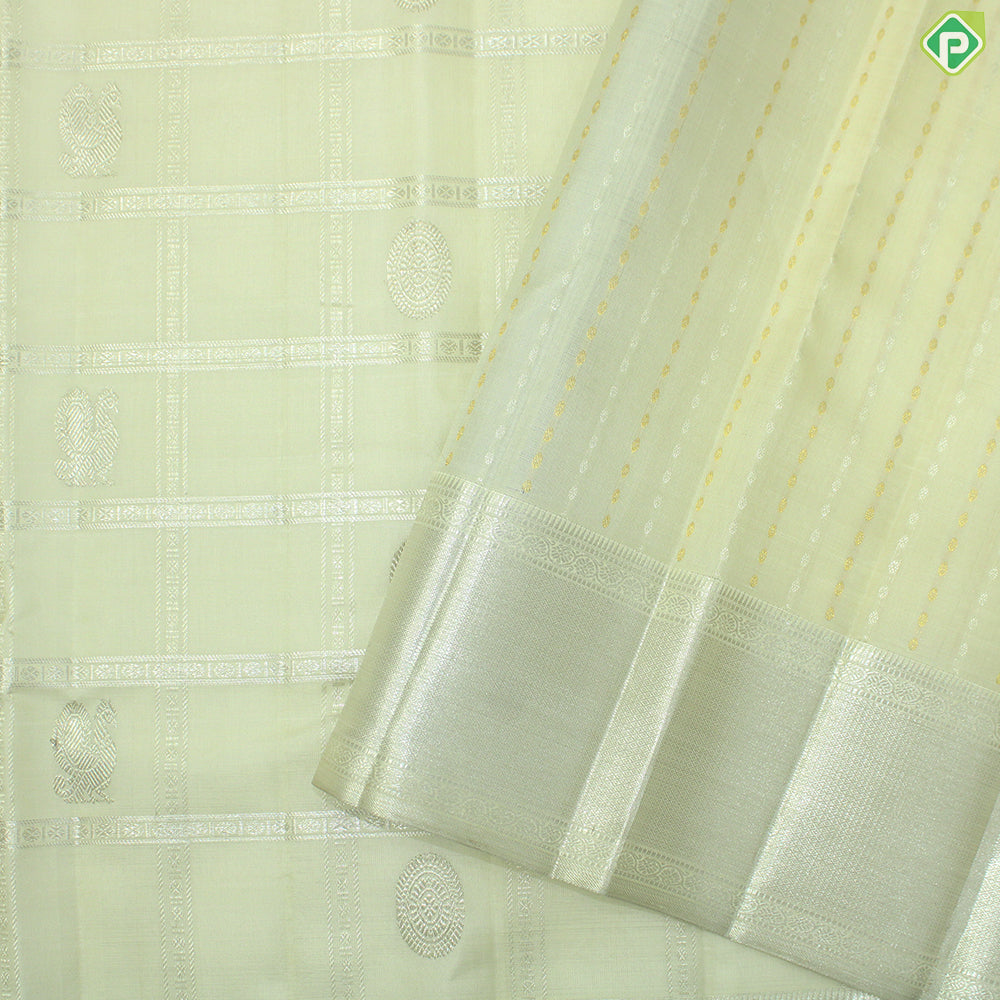Sandal Wood Color Silver Zari With Self Color Border Traditional Silk Saree
