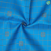 Peacock blue gold zari kattam annam chakkaram design rani pink gold zari annam butta pattu paavadai lehanka