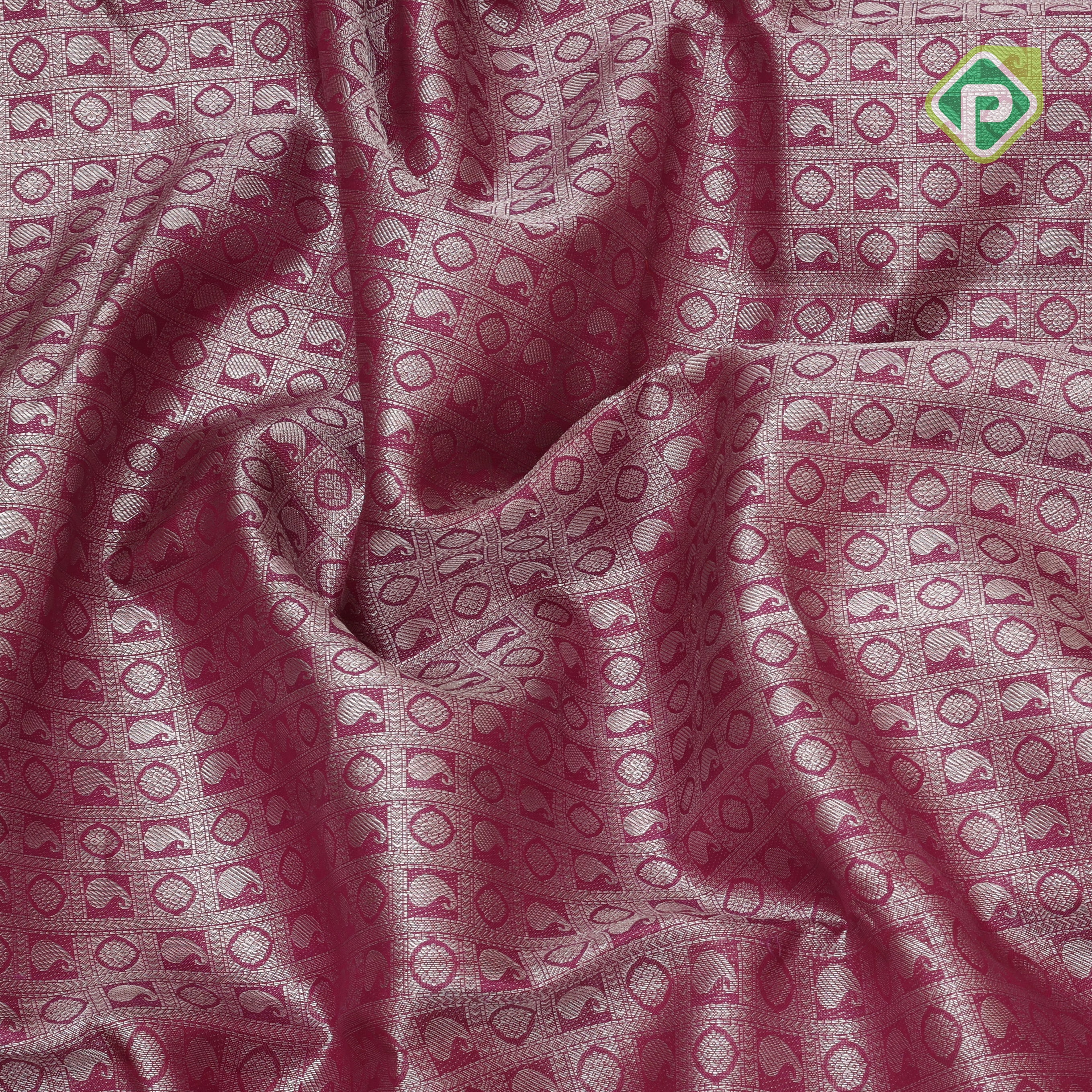 light purple silver zari mango rudraksham butta checks wood beige silver zari painting effect border trendy silk saree