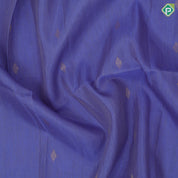 Lavender gold zari diamond shape flower butta motifs self gold zari lines border ikkat design pallu linen soft silk saree