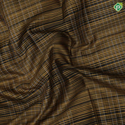 Gray Gold Zari Lines Design Edge Green Mayilkan Floral Border Design Traditional Silk Saree