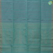 Pink with cream stripes designs self gold zari lines border grand floral pallu linen soft silk saree