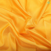 Mango yellow honey orange gold zari micro checks design Contrast Blue gold zari meena work border Traditional silk saree