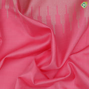 Baby pink gold silver zari tissue pythonic pallu temple border sun and the moon inspired silk saree