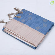 Light shades fancy embroidered design cream color border fancy cotton saree