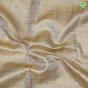 silver gold zari by zari checked weaved design jade green parrot rose cashew detailed border bridal silk saree