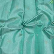 Rexsona Green Gold Zari With Self Color Border Tissue Traditional Silk Saree