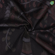 Black Colour Thread Peacock Design Self Colour Paithanic Border Design Luxury Black Silk Saree