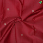 Red Gold Zari Vairaoosi Peacock Chagaram Butta Design Self Colour Mango Peacock Mayilkan Border Design Traditional Silk Saree