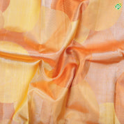 Pink shades with Orange Bubble Design Tissue weaved silk saree