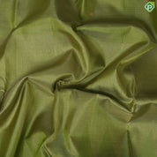 Apple Green gold zari lines square butta design borderless plain trendy silk saree