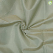 Mint green gold zari by zari tissue weaved design sage green plain border grand pallu soft silk saree
